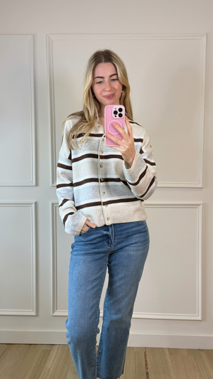 Porchside Round Neck Cardigan