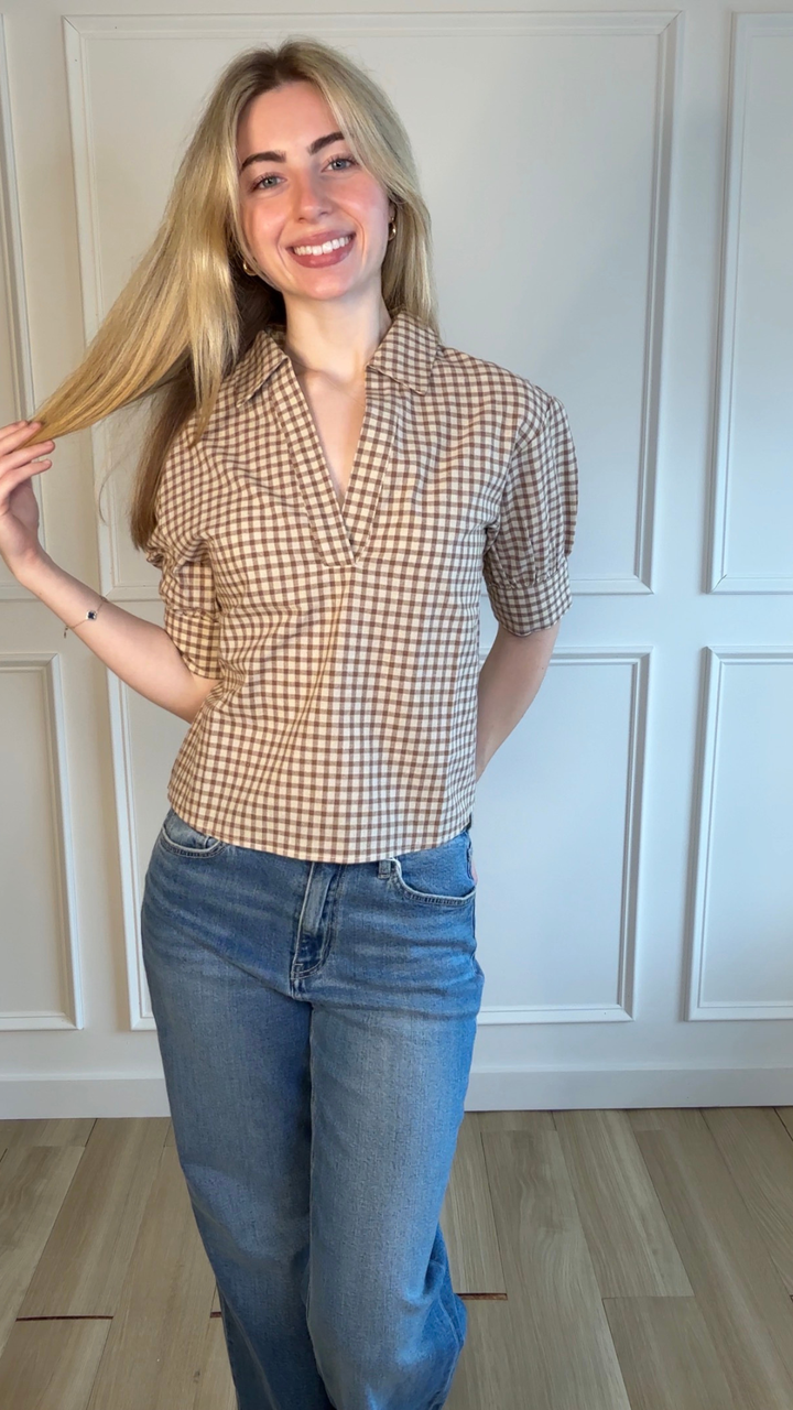 Cozy Cottage Gingham Top