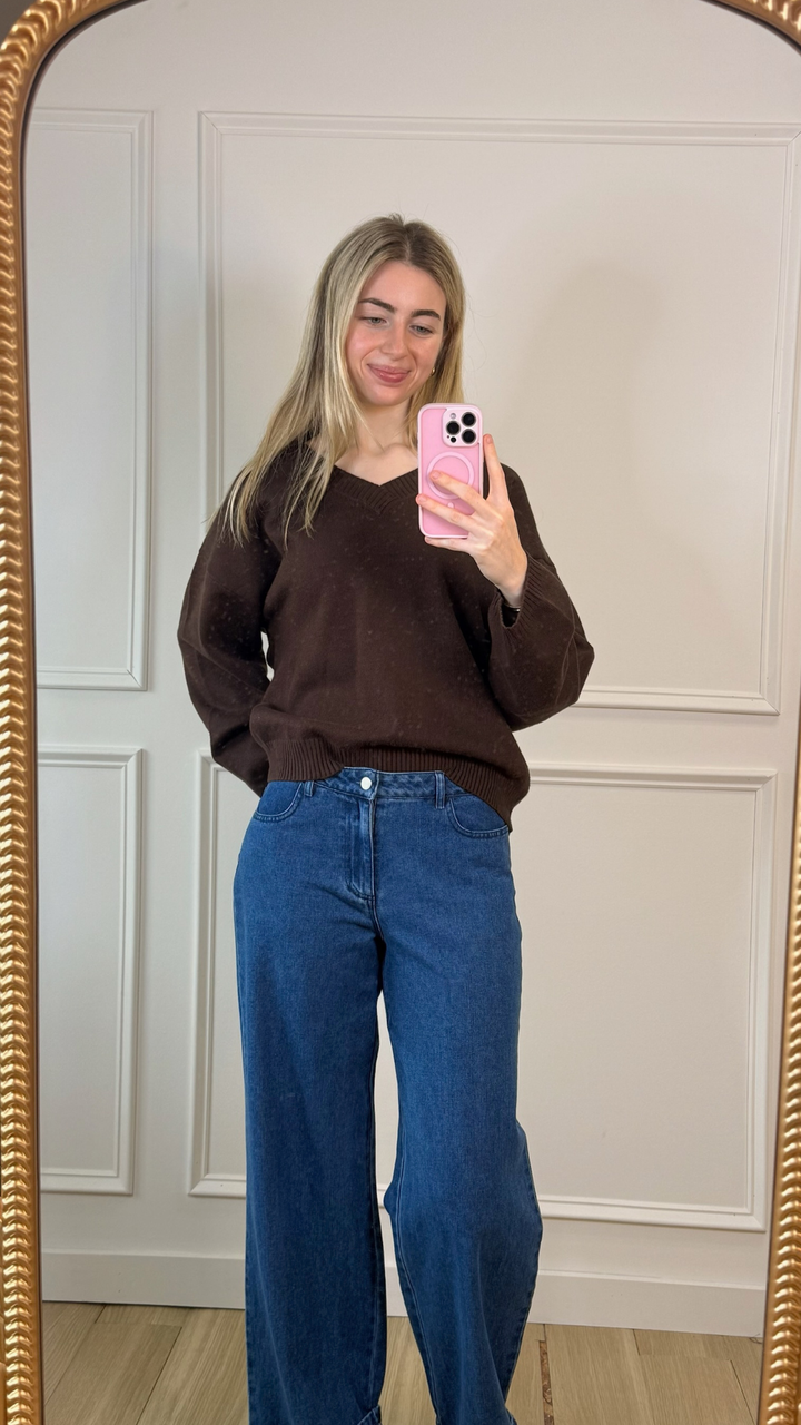 Cocoa Comfort Oversized Sweater