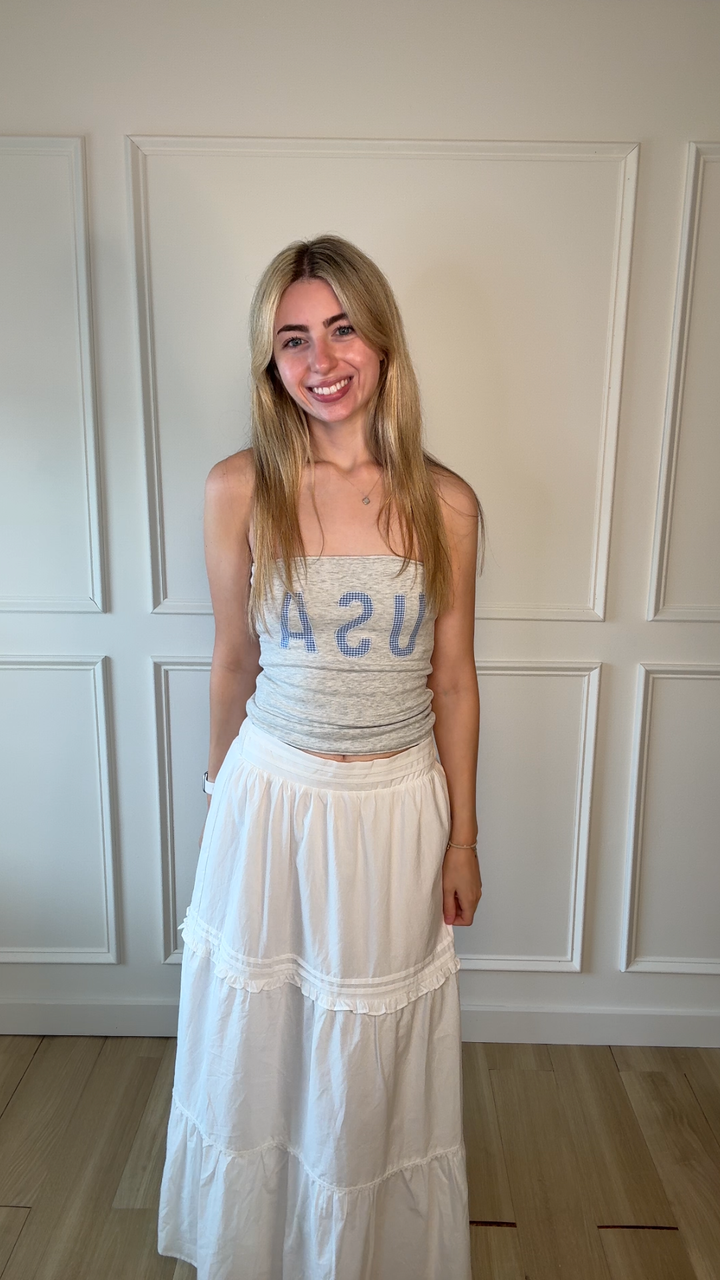 American Girl Double Lined Tube Top