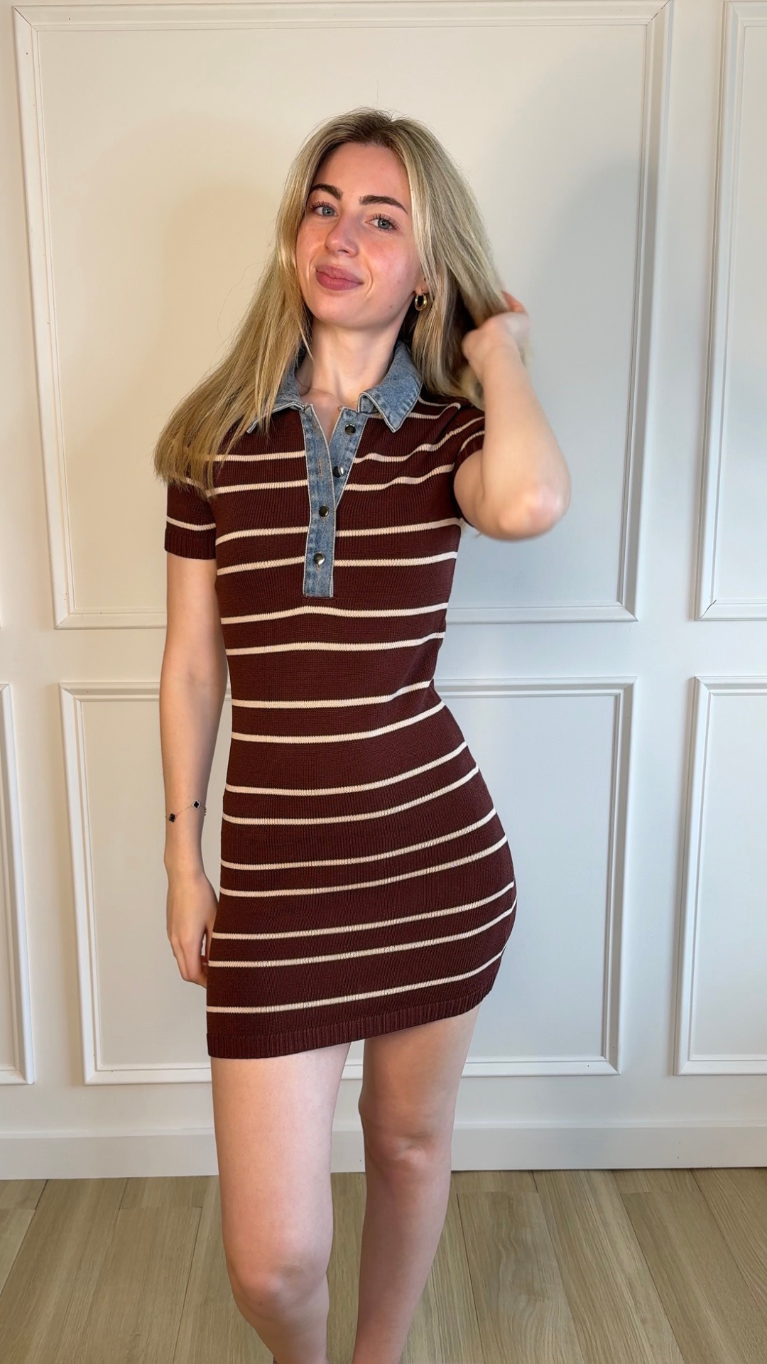 Denim Days Sweater Dress