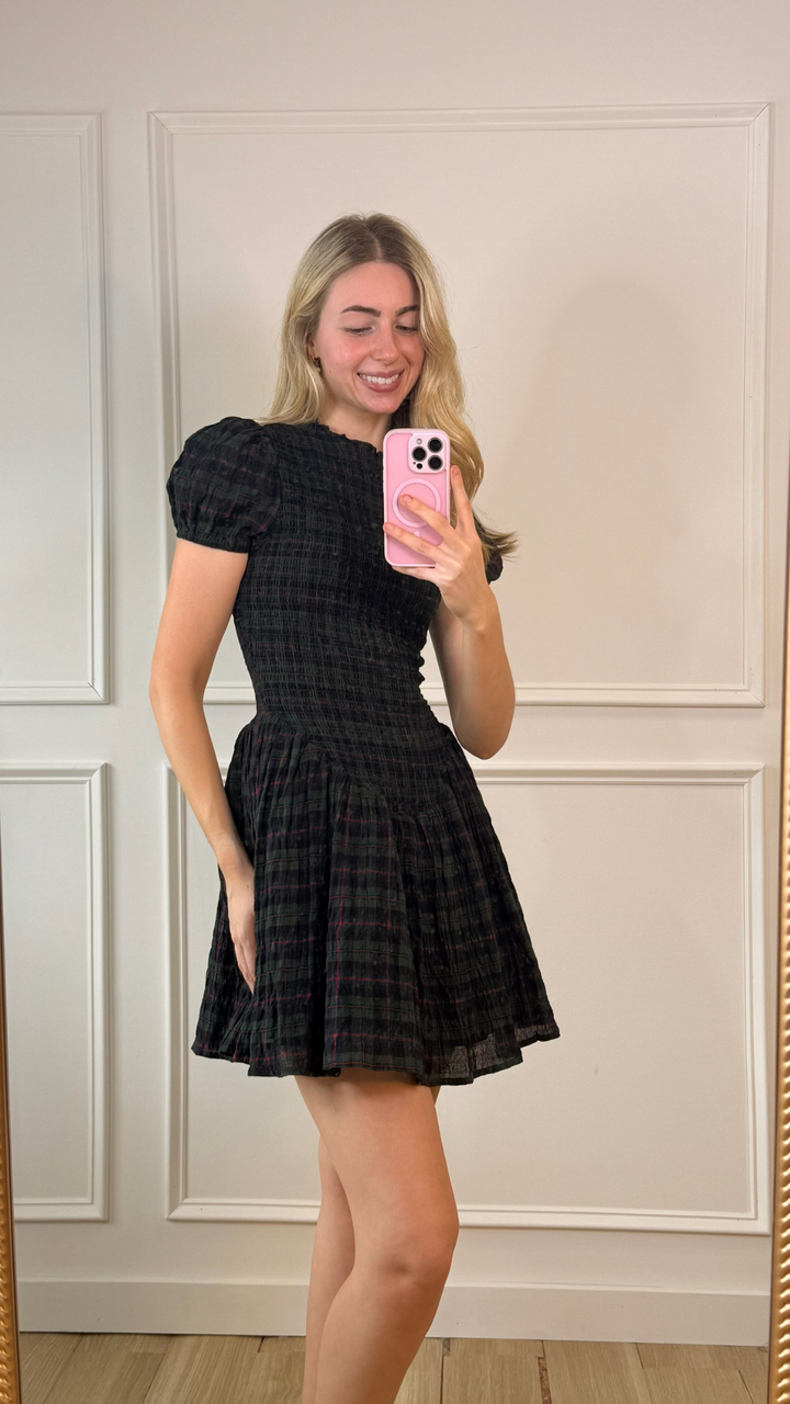Emerald Hour Mini Dress