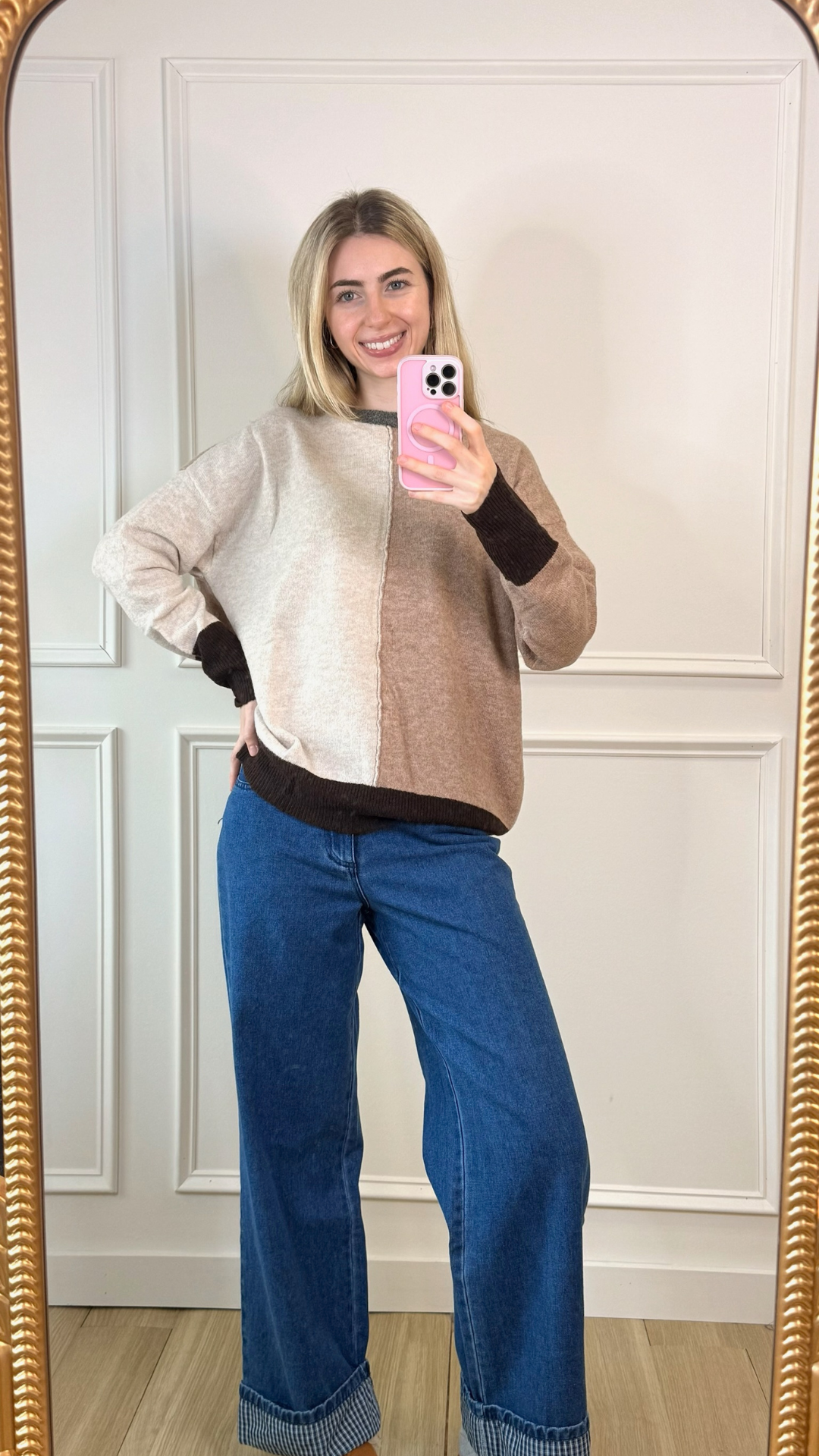 Warm Mocha Pullover Knit