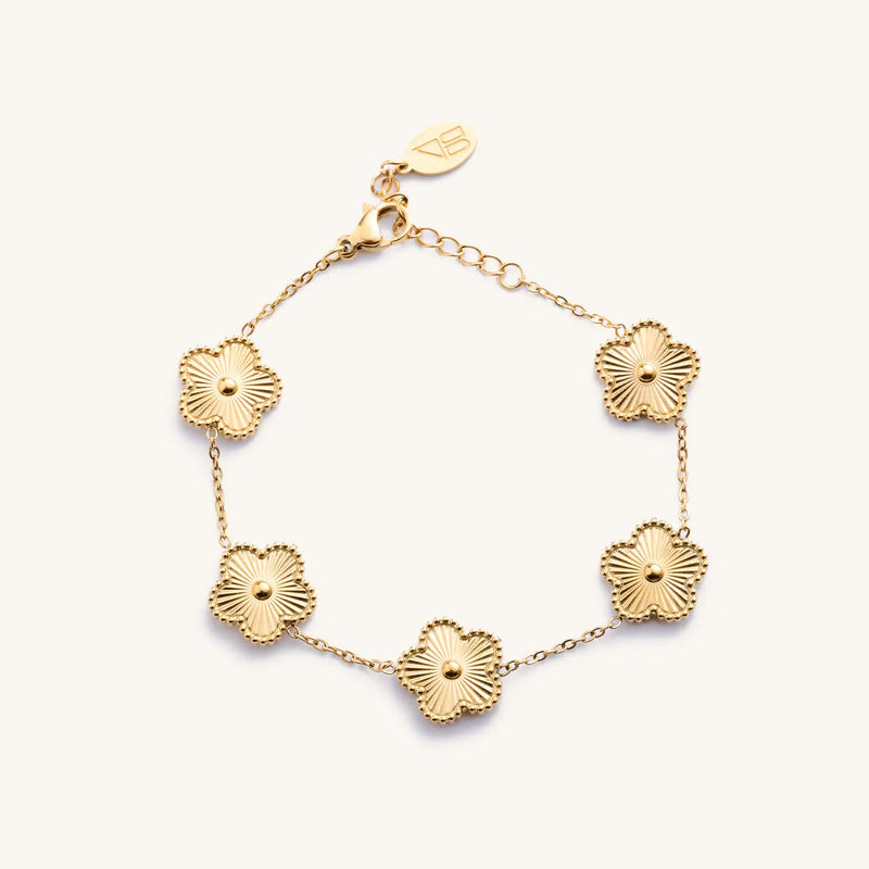 Gold Flower Bracelet