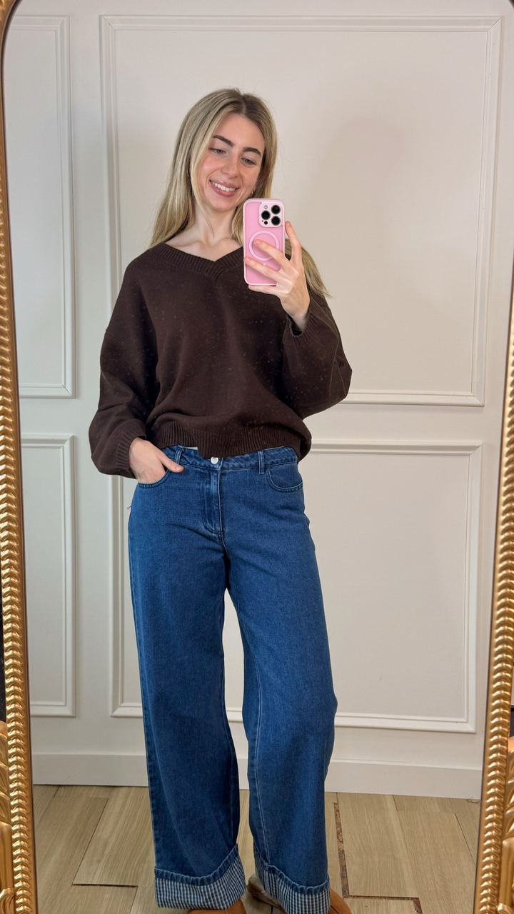 Cocoa Comfort Oversized Sweater