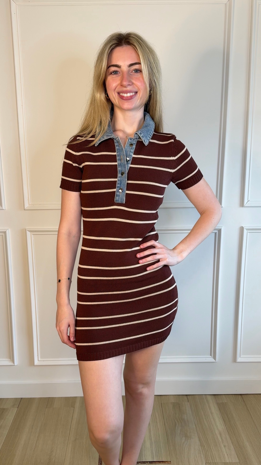 Denim Days Sweater Dress