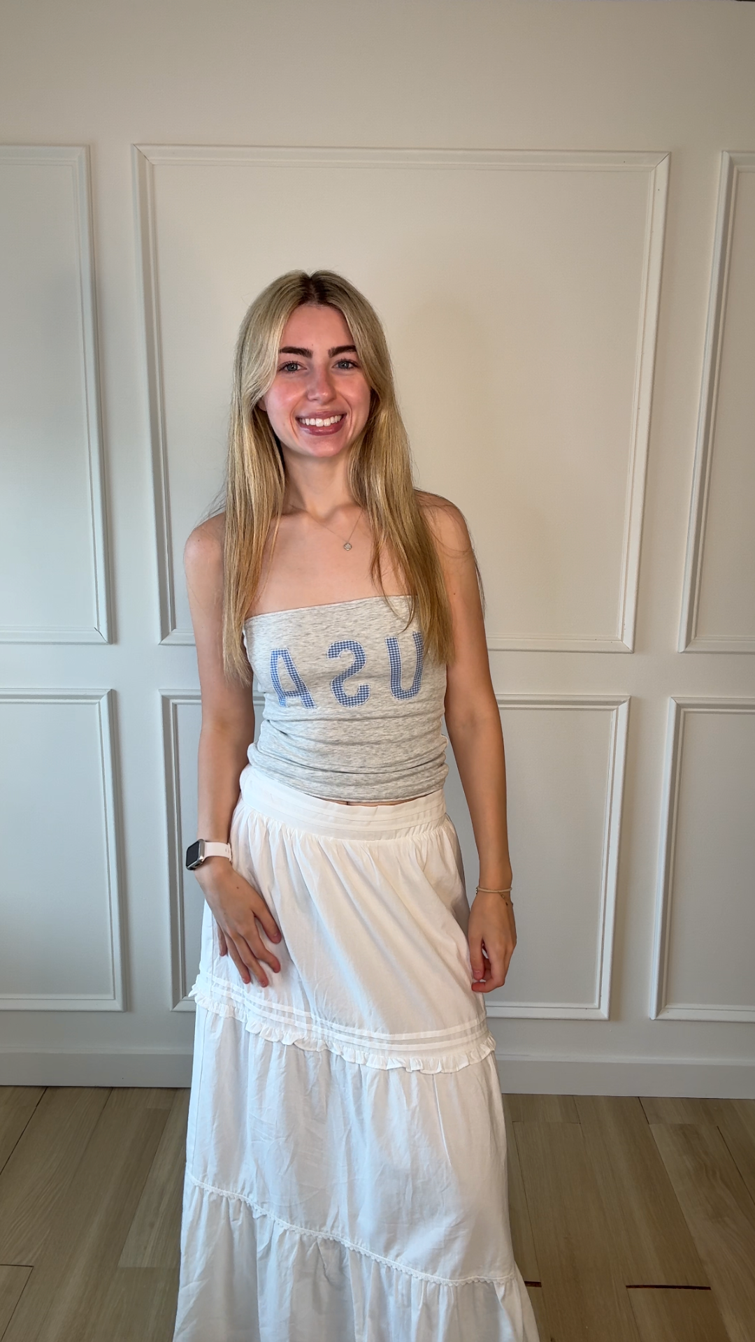 American Girl Double Lined Tube Top