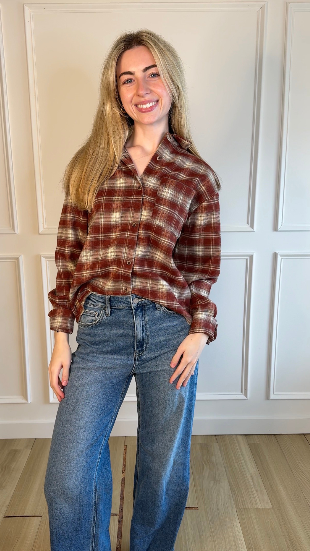 Harvest Moon Plaid Button-Up