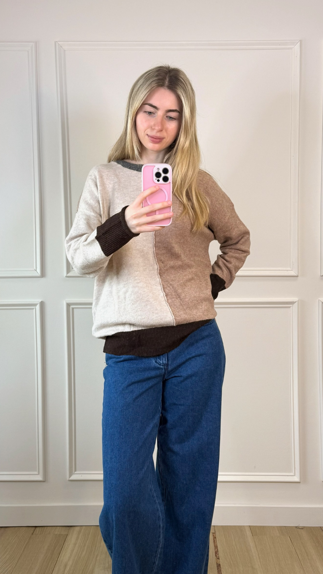 Warm Mocha Pullover Knit