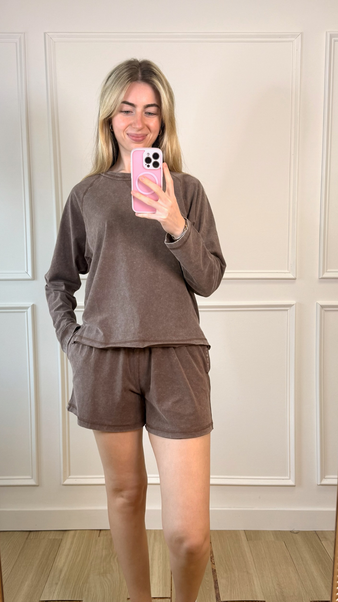 Woodland Charm Shorts Dark Brown