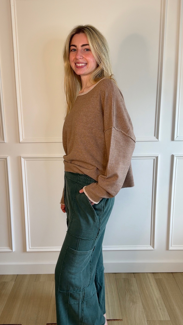 Downtown Cargo Lounge Pants Pine Green