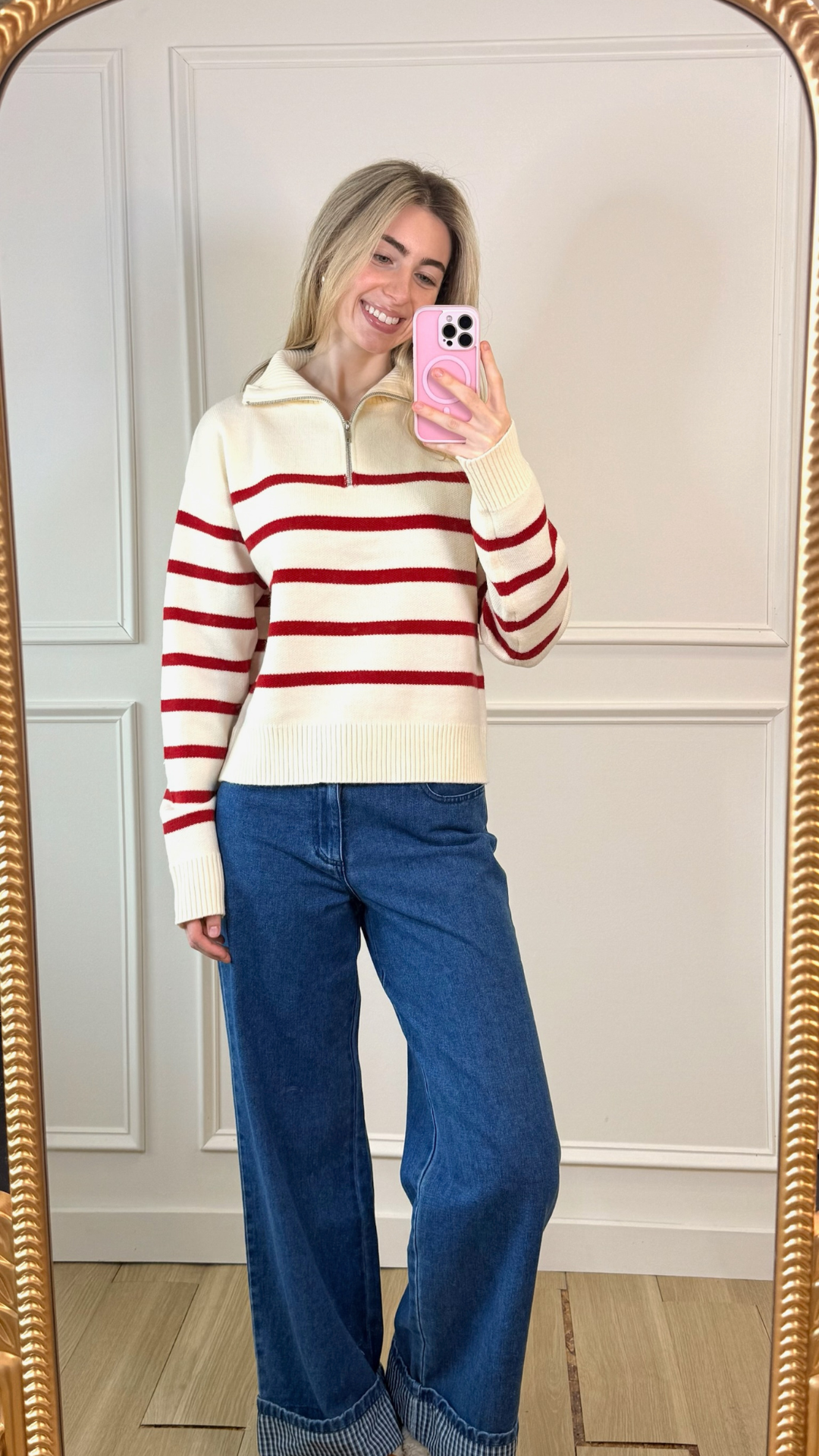 Cranberry Kiss Knit Sweater