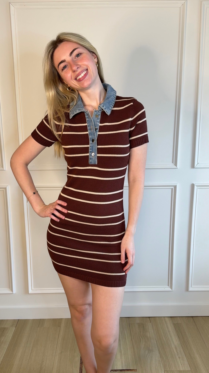 Denim Days Sweater Dress
