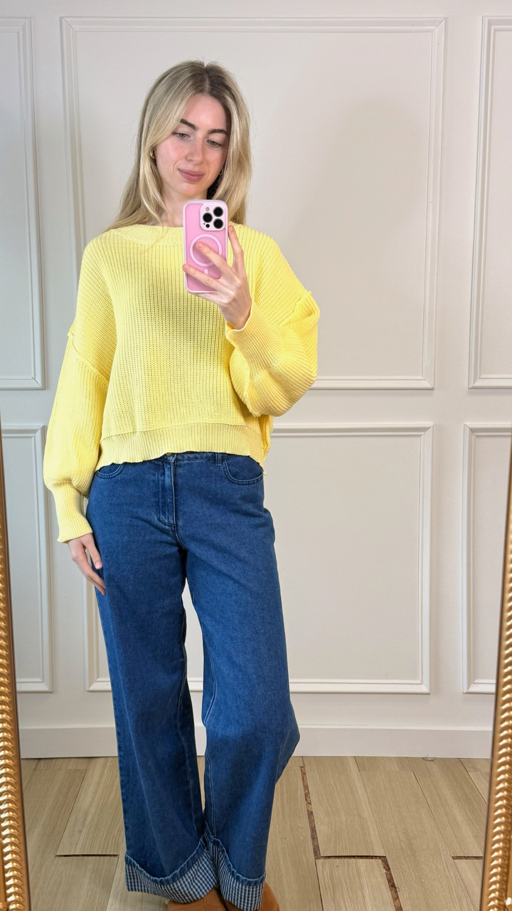 Buttercream Cozy Knit Sweater