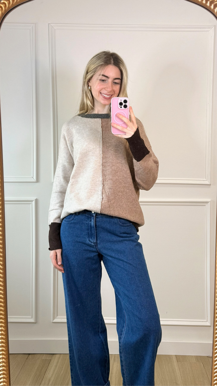 Warm Mocha Pullover Knit