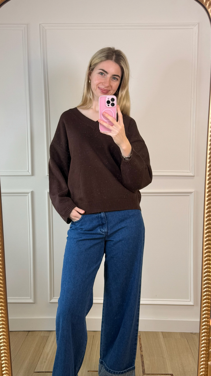 Cocoa Comfort Oversized Sweater