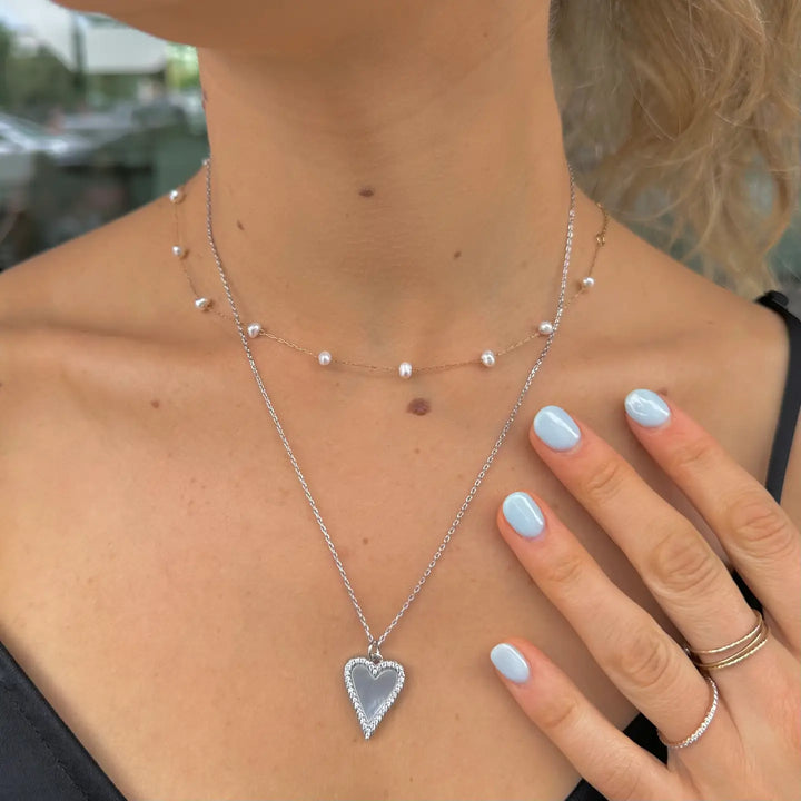 Silver Heart Necklace