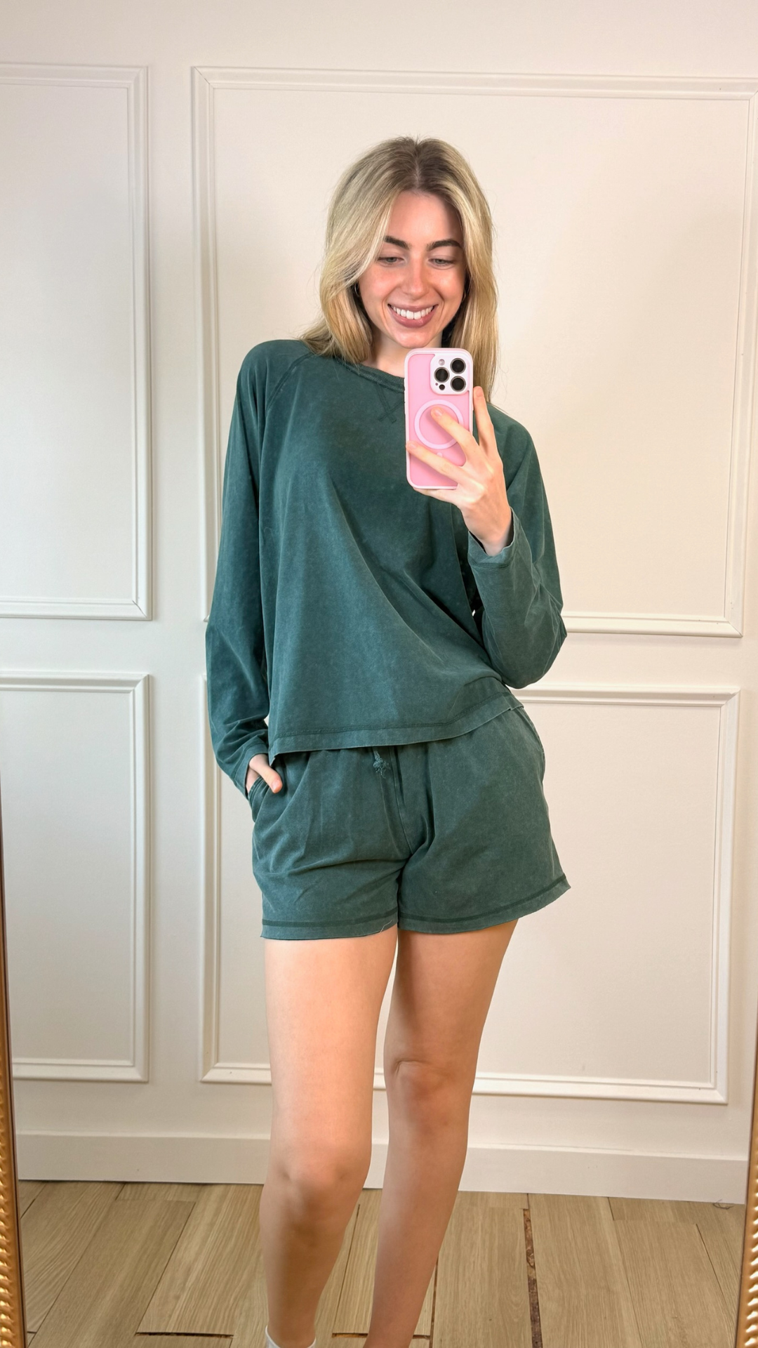 Woodland Charm Shorts Green