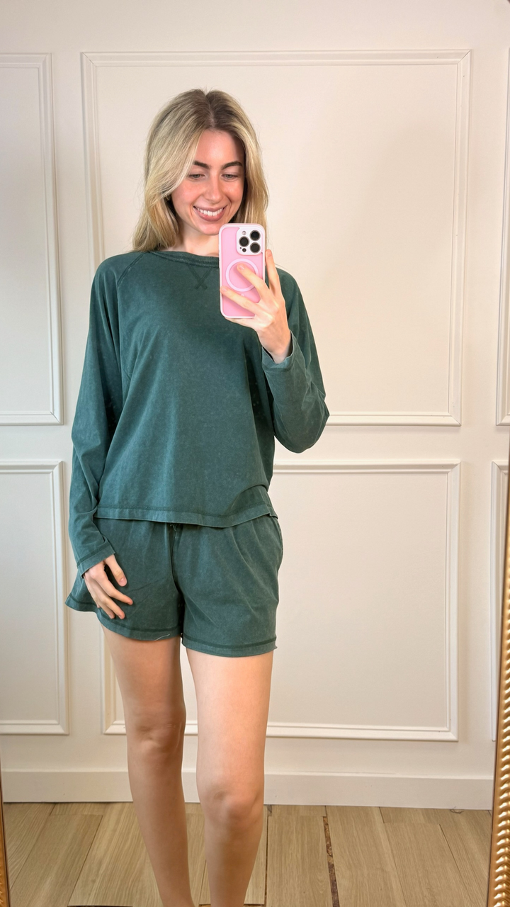 Woodland Charm Top Green