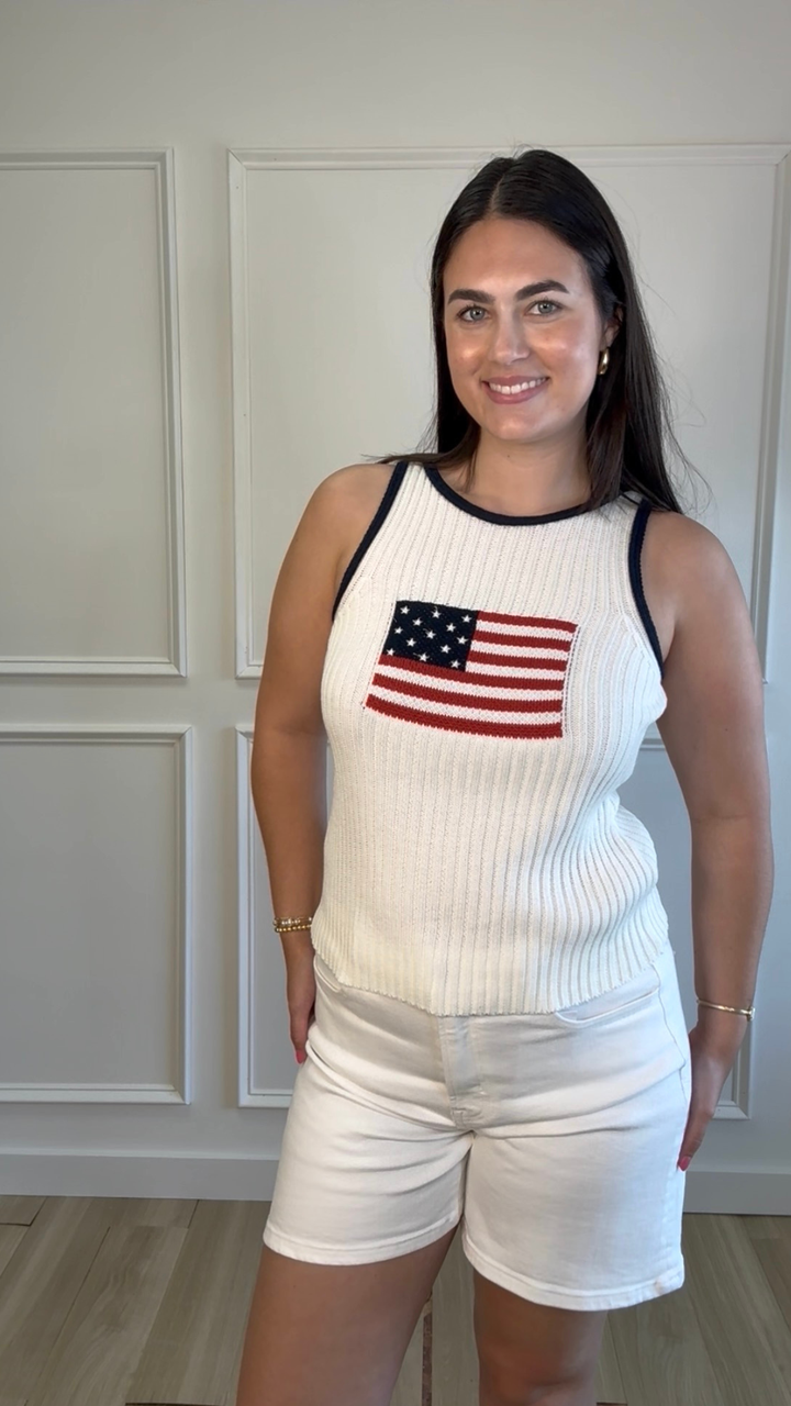Stars Aligned Ribbed Sweater Top