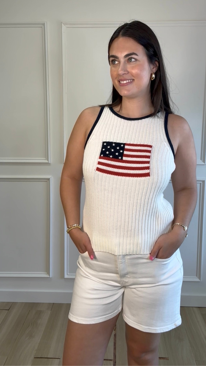 Stars Aligned Ribbed Sweater Top