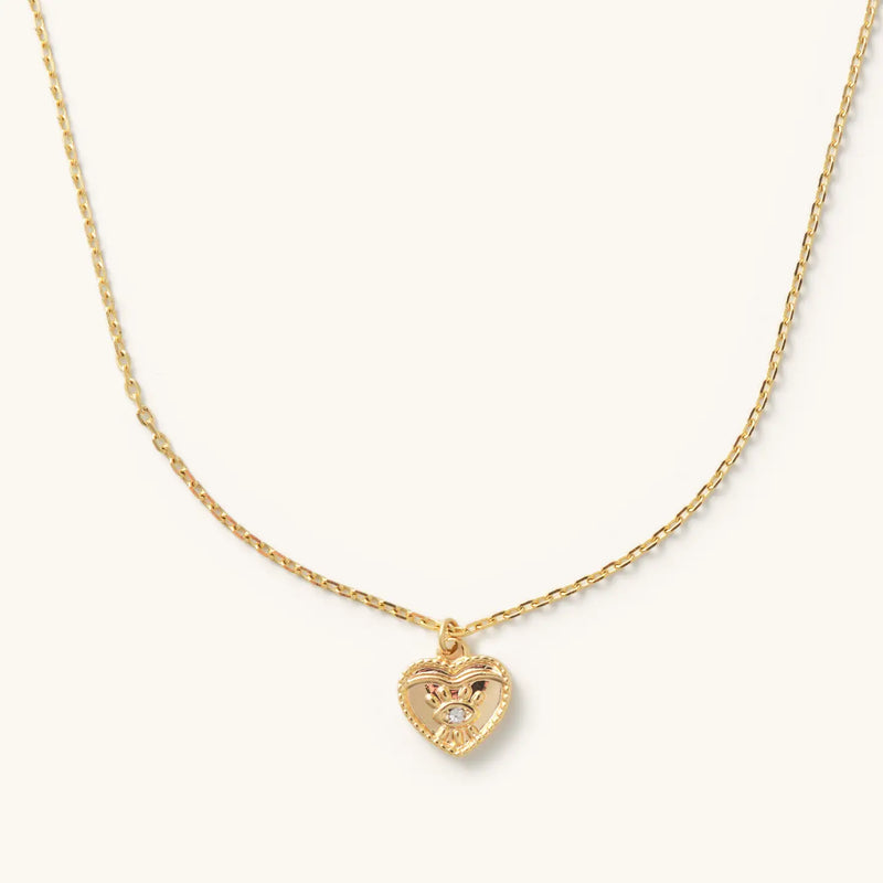 Eye Heart Necklace
