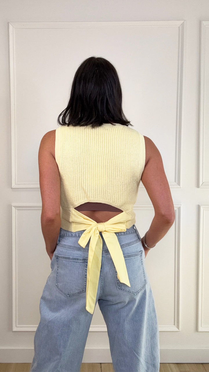 Backstage Bow Knit