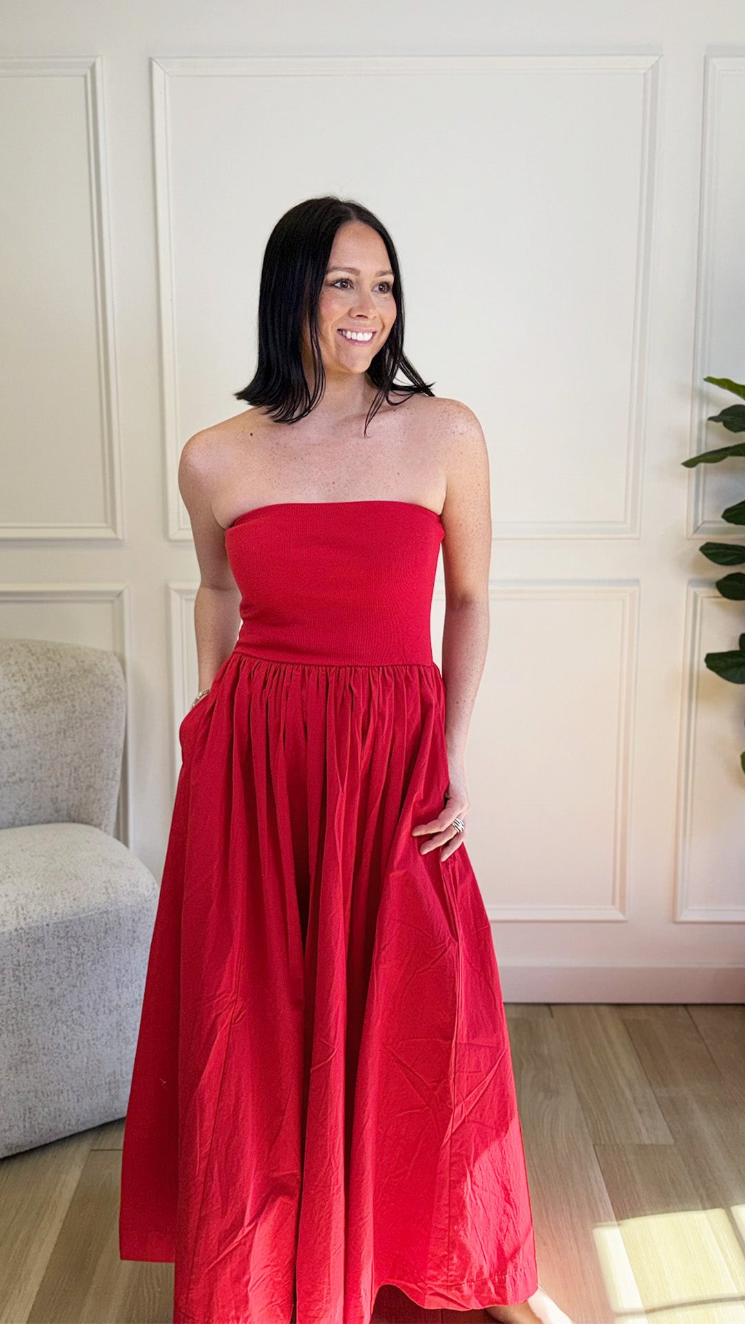 Begonia Red Dress
