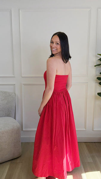 Begonia Red Dress – Not Your Sisters Closet Boutique