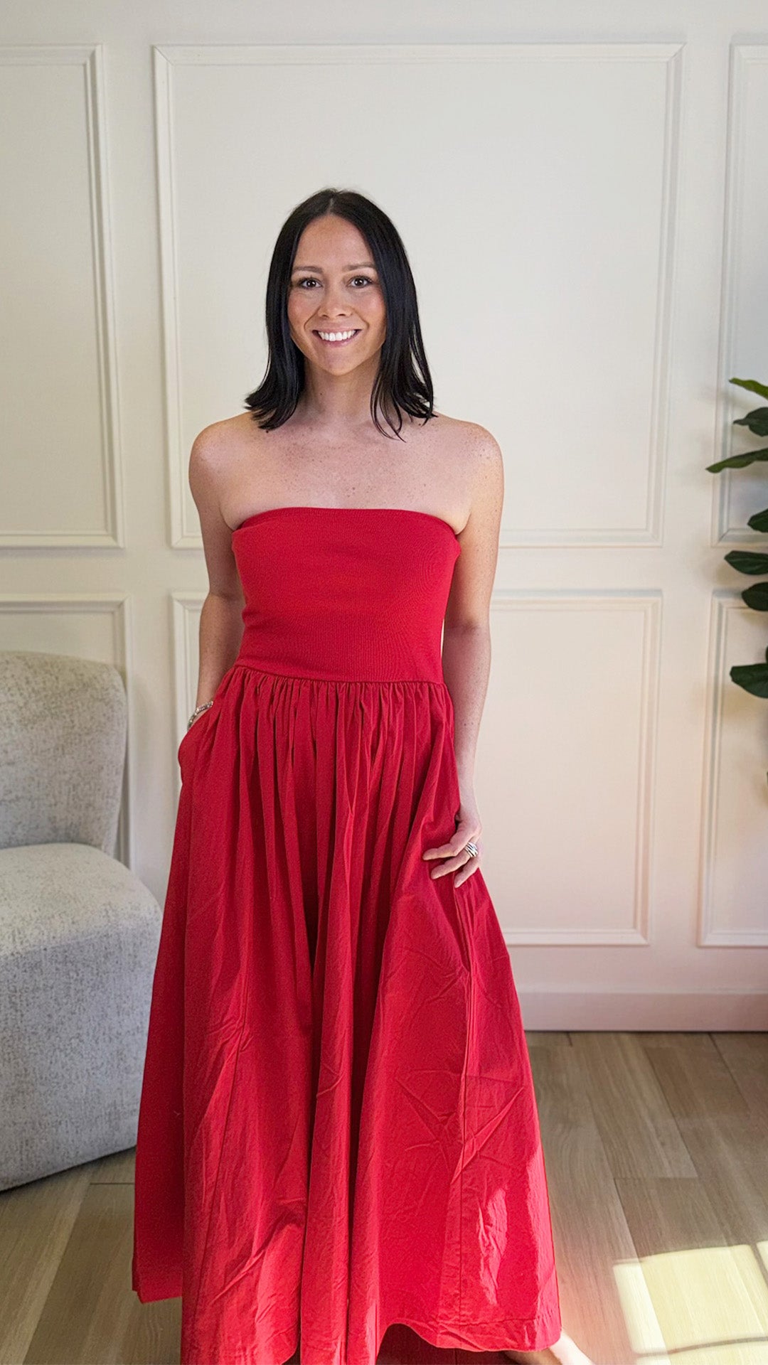 Begonia Red Dress