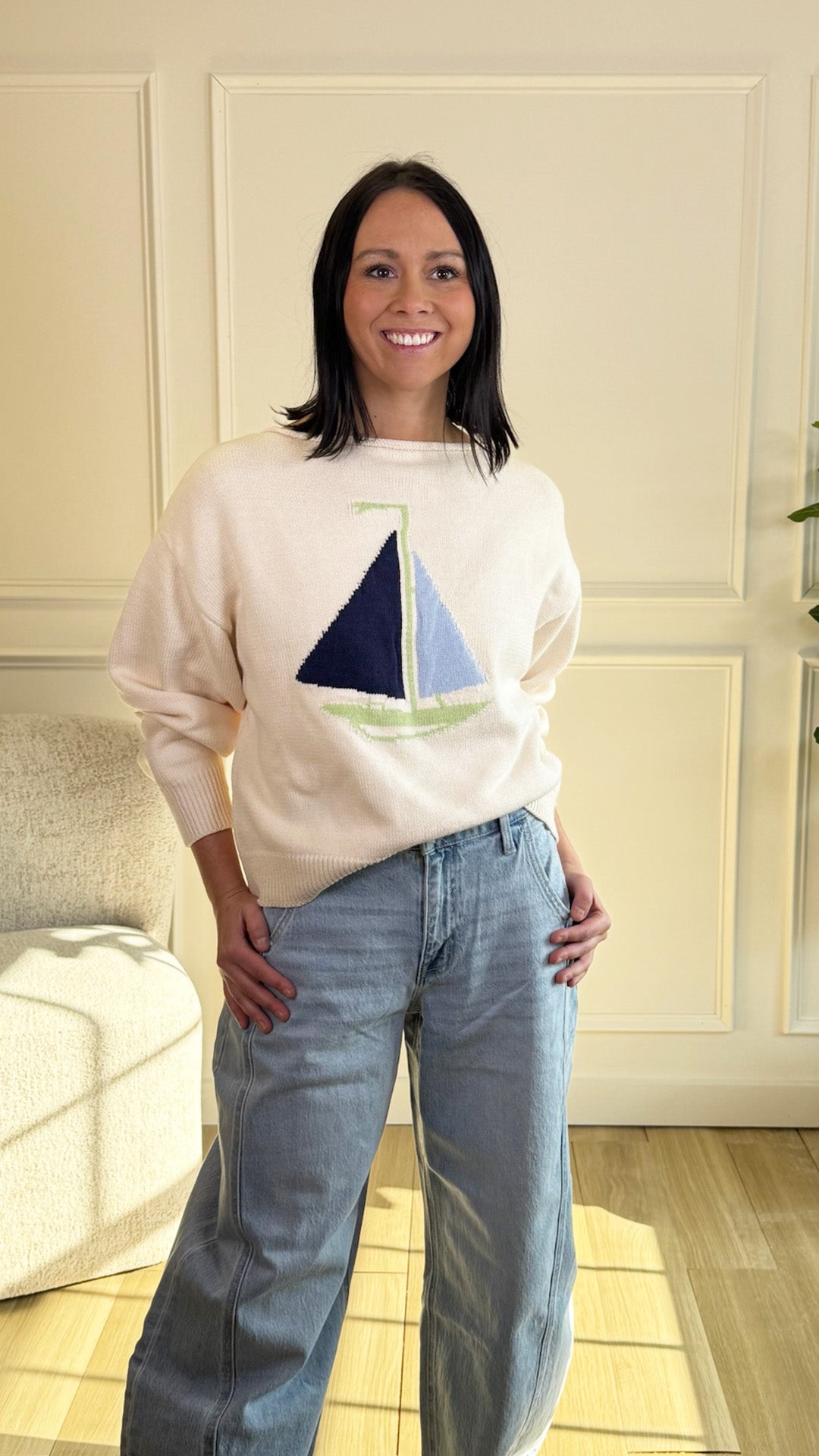 Boat Sweater Top