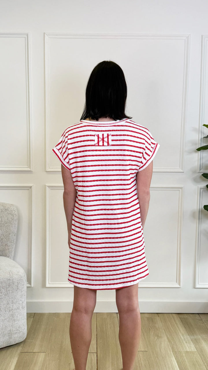 Fresh Bloom Stripe Dress