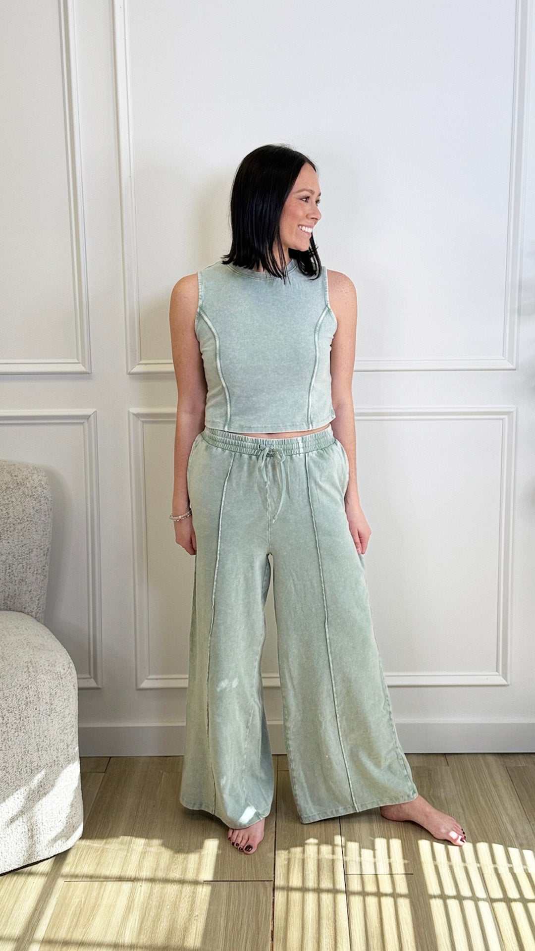 Green Zinnia Set Bottoms