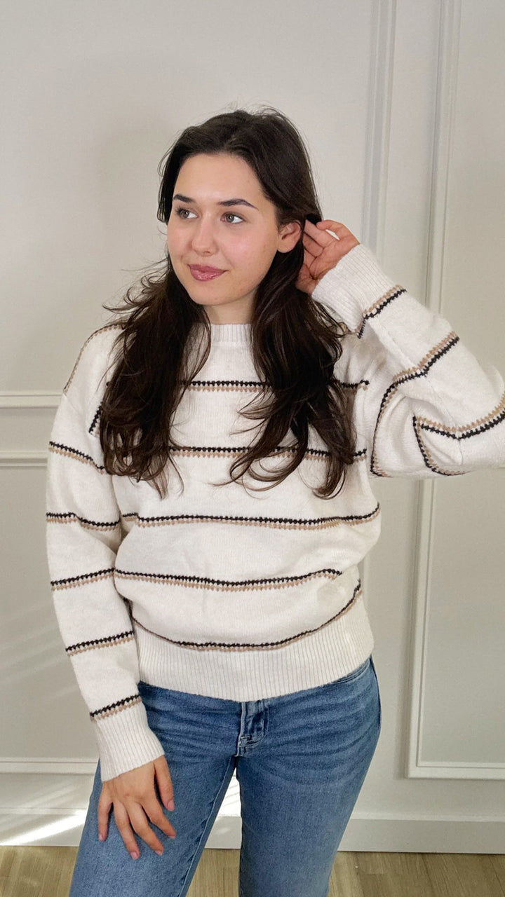 High and Low Sweater