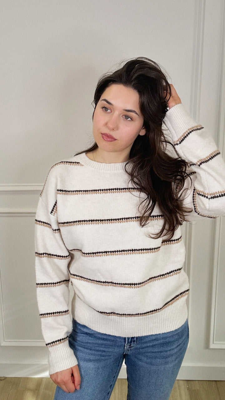High and Low Sweater