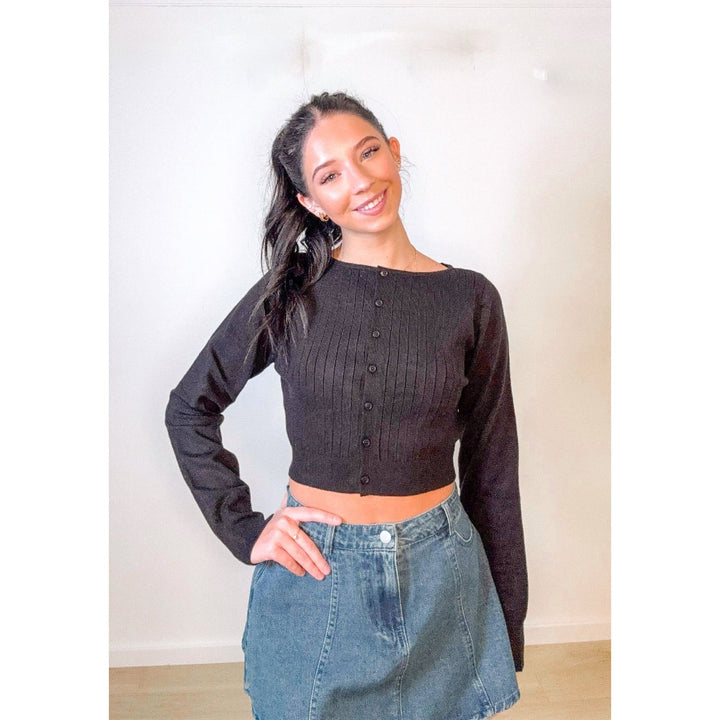 Low Rise Denim Skirt