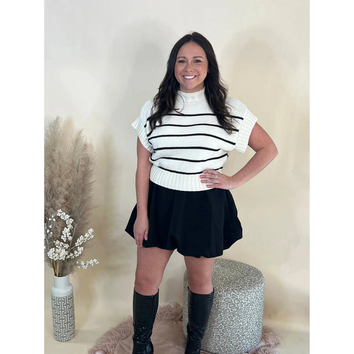 Striped Sweater Top