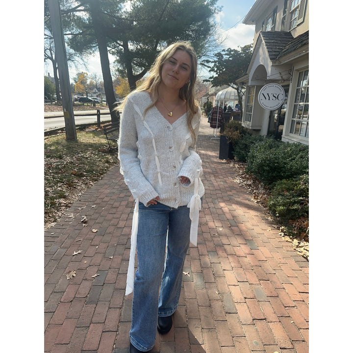 Ribbon Cardigan