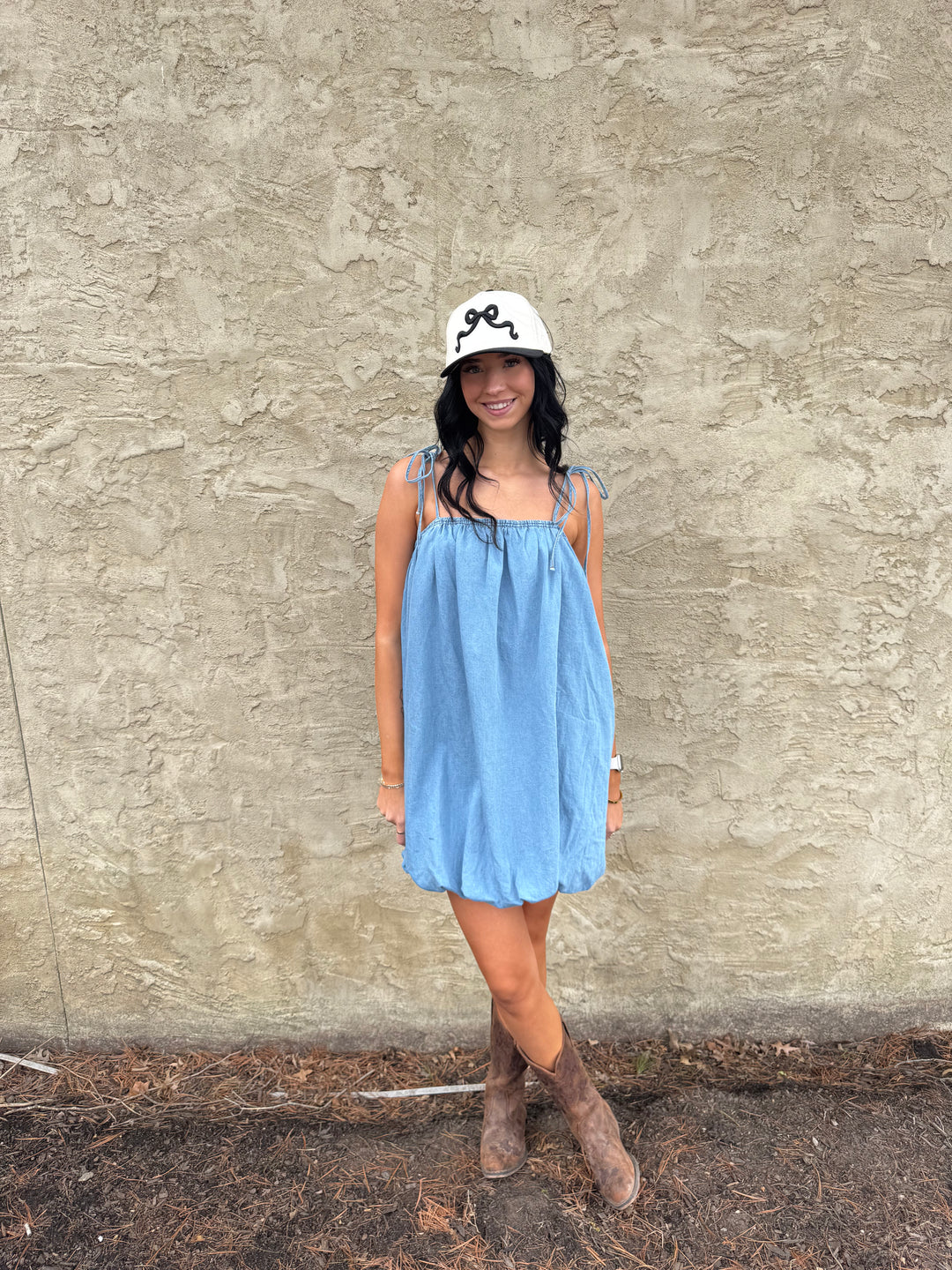 Denim Bubble Dress