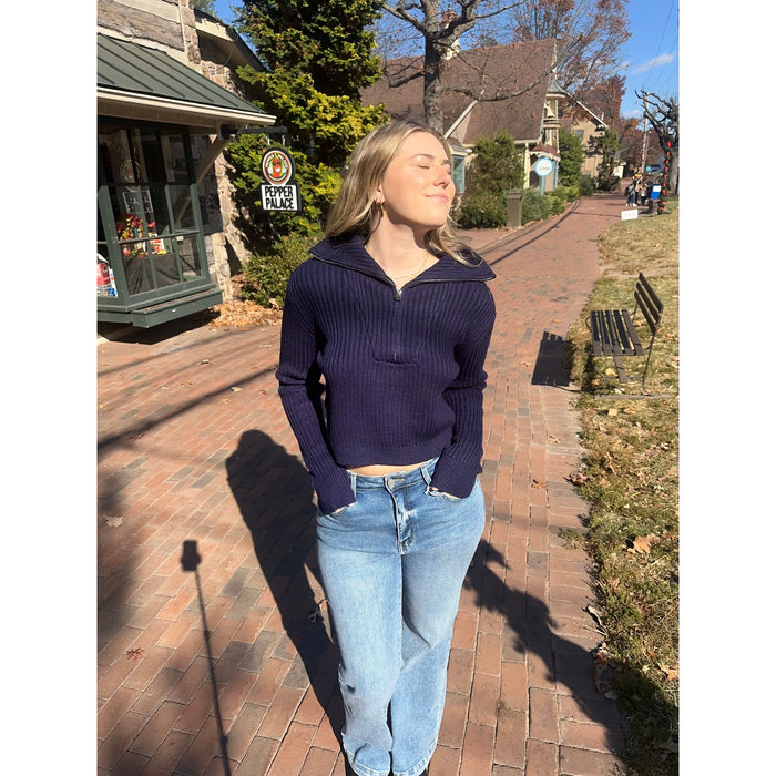 Knit Half Zip