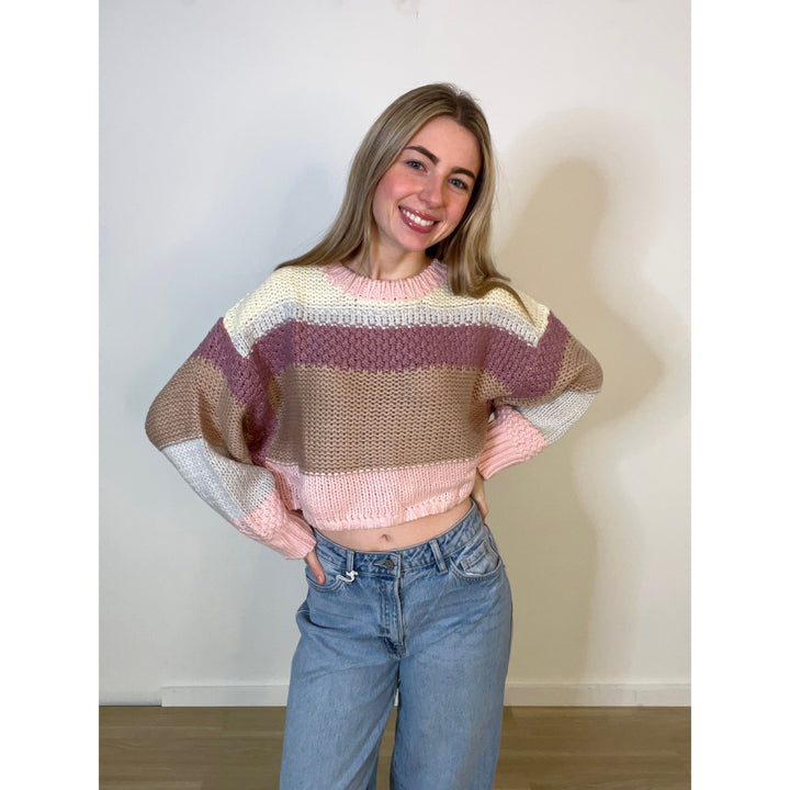 Pink Multi Sweater