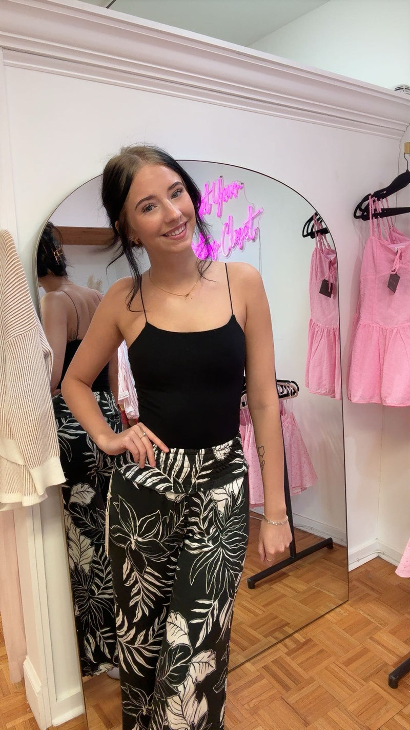 Wide Leaf Pants