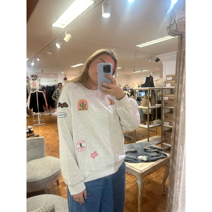 Western Patch Sweater