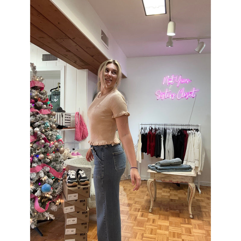 Ruffle Basic Top