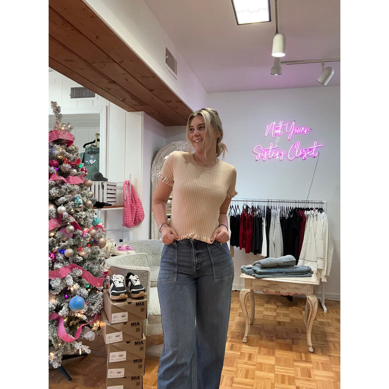 Ruffle Basic Top