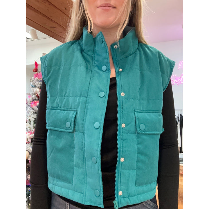 Jade Blue Vest