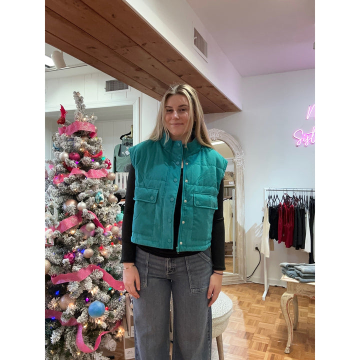 Jade Blue Vest
