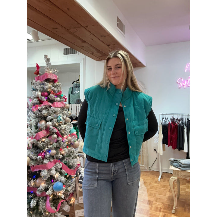 Jade Blue Vest