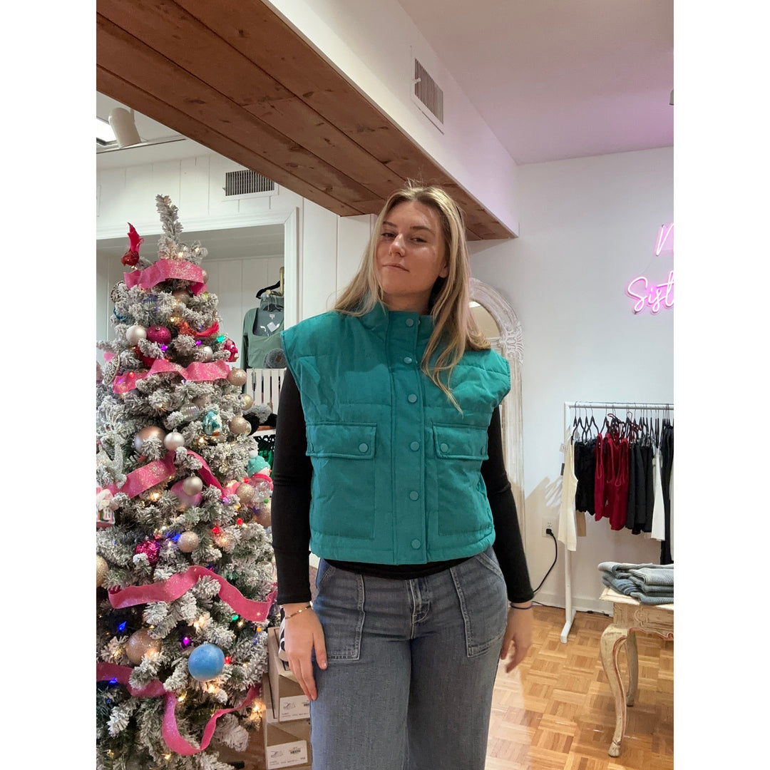 Jade Blue Vest
