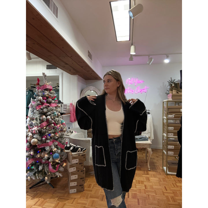 Stitch Pocket Cardigan